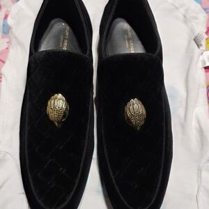 Kurt Geiger Black Velvet Men's Loafers